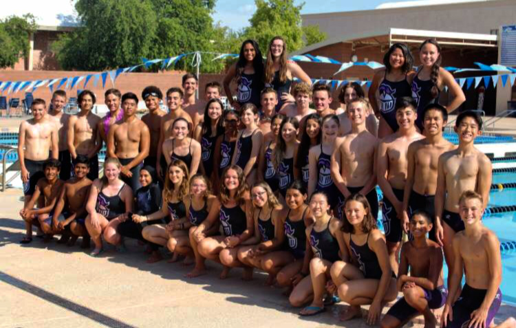 Varsity Swim and Volleyball Race to State