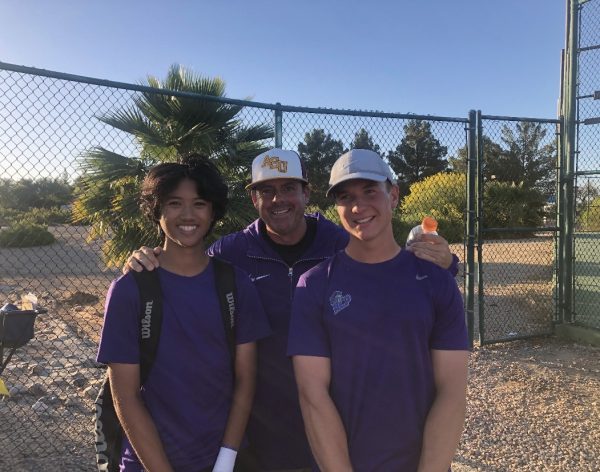 Tennis State Championship: Charles Schuler and Hayden Truong